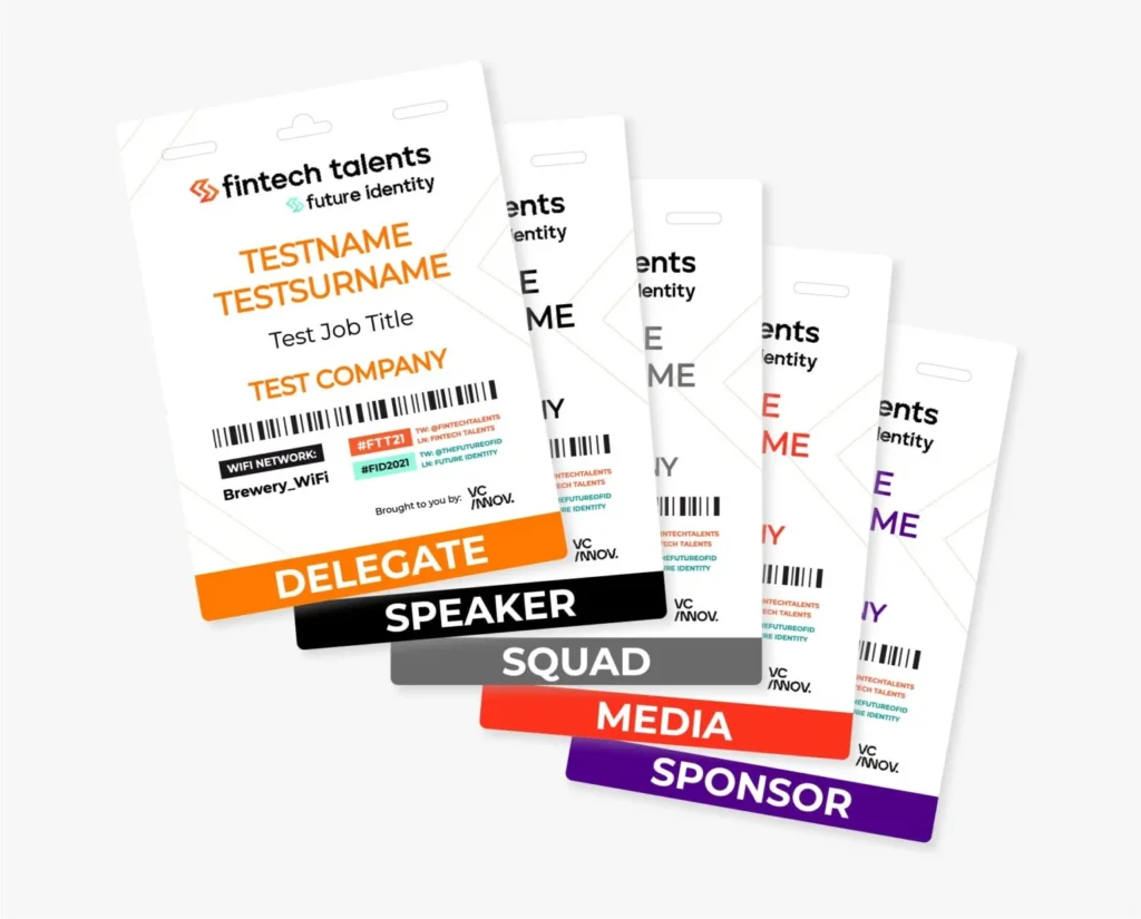 Conference Badge Printing Billericay