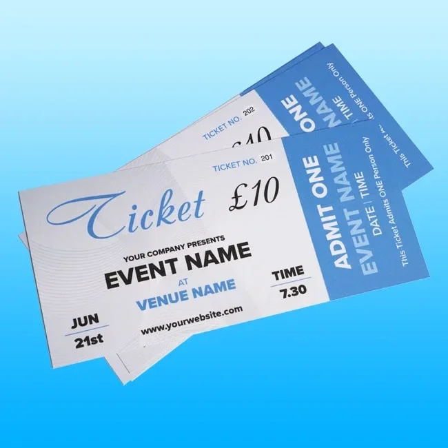 Tickets Printing Billericay